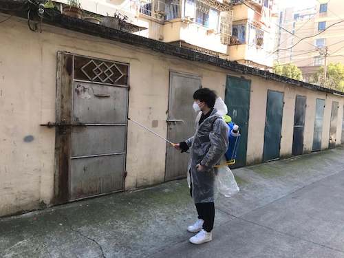为社区消毒