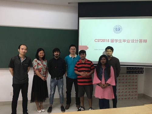 International Students With Their Tutors