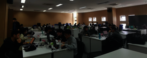 实践赛线下决赛现场