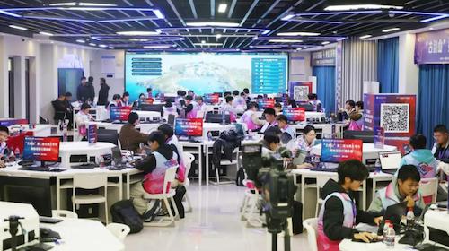 比赛现场。重庆移通学院供图 比赛现场。重庆移通学院供图